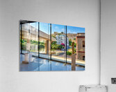 View of the acropolis from the acropolis museum in athens greece Acrylic Print