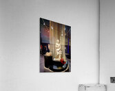 People walk around the National Archaeological Museum in Athens  Acrylic Print