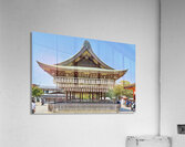 Visitors admire Yasaka shrine in Kyoto during sunny day Acrylic Print