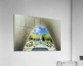 Hiroshima Peace Memorial Park view from the arch structure Acrylic Print