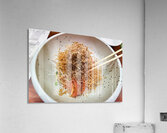 Enjoying traditional Japanese cuisine in Kyoto with fresh ingred Acrylic Print