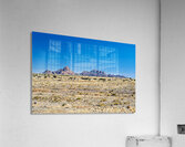 Granite peaks of Spizkoppe rise in Namib Desert landscape Acrylic Print
