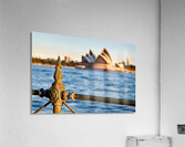 Sydney Opera House seen through a fence Acrylic Print