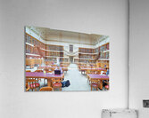 Grand library in Sydney with students and researchers at work Acrylic Print