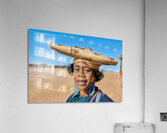 Portrait of a woman from the Herero Bantu ethnic group in Namibi Acrylic Print