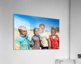 Group of children in Damaraland Namibia on a sunny day Acrylic Print