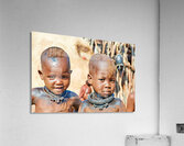 Children in himba village of kunene region namibia Acrylic Print