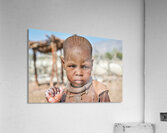 Portrait of a child from Himba Village in Kunene Region of Namib Acrylic Print