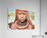 Portrait of a Himba woman in Kunene region of Namibia Acrylic Print