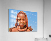Portrait of a Himba woman in Kunene region of Namibia Acrylic Print