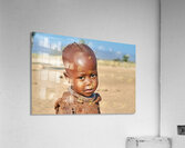 Portrait of a child from Himba village in Kunene region of Namib Acrylic Print