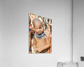 Portrait of child in Himba village in Kunene region of Namibia Acrylic Print