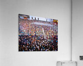 Large crowd watches traditional dance performance at outdoor fes Acrylic Print