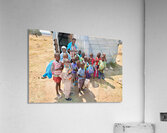 Students gather outside a school in Kavango Region Namibia Acrylic Print
