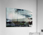 Niagara Falls with powerful water mist and surrounding park. Acrylic Print