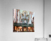 Pipe organ at Saint Pierre le Jeune church in Strasbourg Acrylic Print