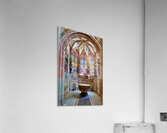 Exploring the interior of Saint Pierre le Jeune church in Strasb Acrylic Print