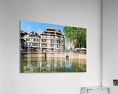 Colored timber houses by the water in Petit France district Acrylic Print