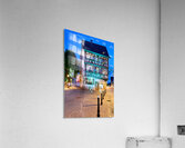 Timber framed houses in Colmar at night with soft lights Acrylic Print