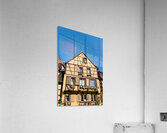 Timber framed houses in Colmar with clear blue sky above Acrylic Print