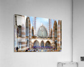 Concert setup at Eglise Saint Matthieu in Colmar Alsace Acrylic Print