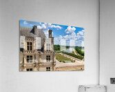 View of gardens at Chateau de Chambord in France on a sunny day Acrylic Print
