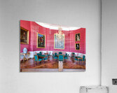 Chateau de Chambord interior with furniture and artwork on displ Acrylic Print