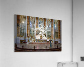 Visit to the large altar in Chartres Cathedral in France Acrylic Print