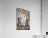 Vezelay Abbey in Bourgogne France shows its interior architectur Acrylic Print