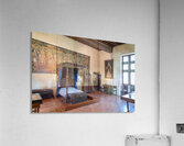 Exploring the interior of Chateau de Chaumont sur Loire in Franc Acrylic Print