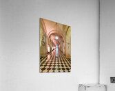 Long hallway with statues in Palace of Versailles Paris France Acrylic Print