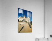 Vannes town hall stands in square on a sunny day in Brittany Fr Acrylic Print