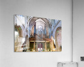 Saint Pierre Cathedral organ in Vannes Brittany France Acrylic Print