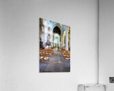 Visit to Eglise Saint Malo in Dinan Brittany France with empty c Acrylic Print