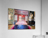 Historic bed in the Chateau de Chenonceau in France Acrylic Print