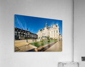 Vannes town hall in Brittany France with nearby park and buildin Acrylic Print