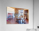 Interior of Chateau de Chenonceau in France with furniture and d Acrylic Print