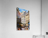 Busy streets in old town of Saint Malo in Brittany France Acrylic Print