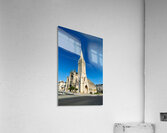 People walk near Saint Pierre church in Caen Normandy Acrylic Print