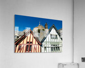 Visit Mont Saint Michel in Normandy France under clear blue sky Acrylic Print