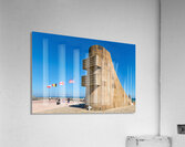Memorial at Omaha Beach honors those who served in Normandy Acrylic Print