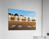 Grand Plage du Sillon beach at dusk in Saint Malo Brittany Fra Acrylic Print