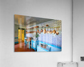 Explore the kitchen in Monets house at Giverny in Normandy Fran Acrylic Print