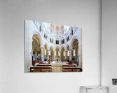 Inside Collegiale Saint Martin church in Chablis Burgundy France Acrylic Print