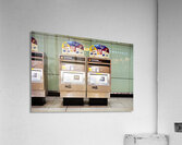 MTR ticket machines for tourists in Hong Kong at station Acrylic Print