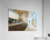 Luxury shopping mall in Dubai with designer stores and cafe Acrylic Print