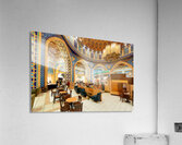 Starbucks store in decorated mall with customers in Dubai UAE Acrylic Print