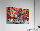 Festive decorations in Chinese themed indoor setting in Dubai Acrylic Print