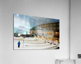 Indoor ski resort offers fun activities in Dubai UAE Acrylic Print