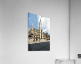 Exploring Marienplatz and the famous town hall in Munich German Acrylic Print